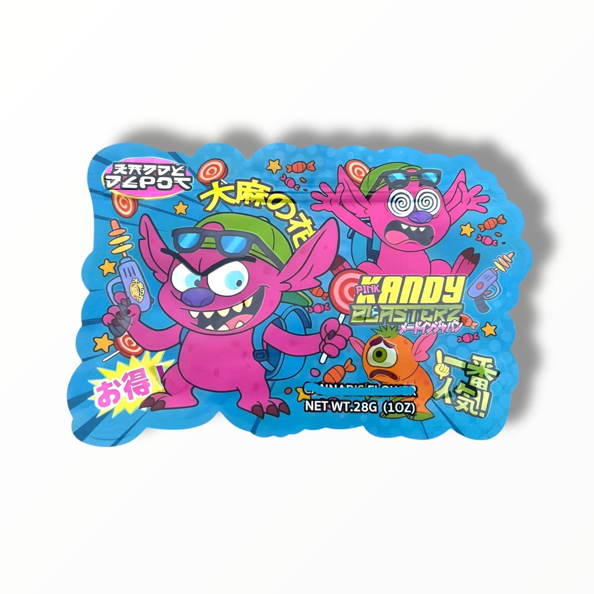 Kandy Depo Kandy Blasterz 1 OZ 28G empty Mylar bag 1 ounce (50 Count)
