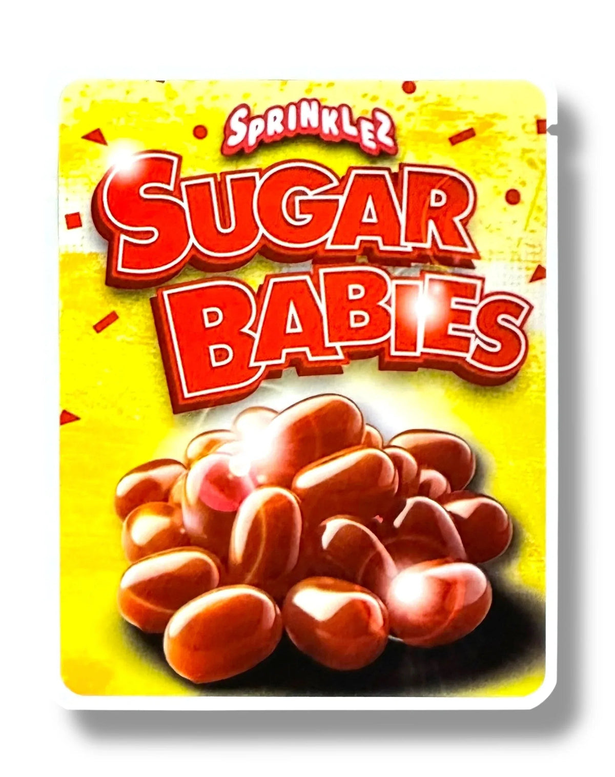 Sprinklez Sugar Babies 3.5G Mylar Bags -With stickers and label - Black Unicorn Hub