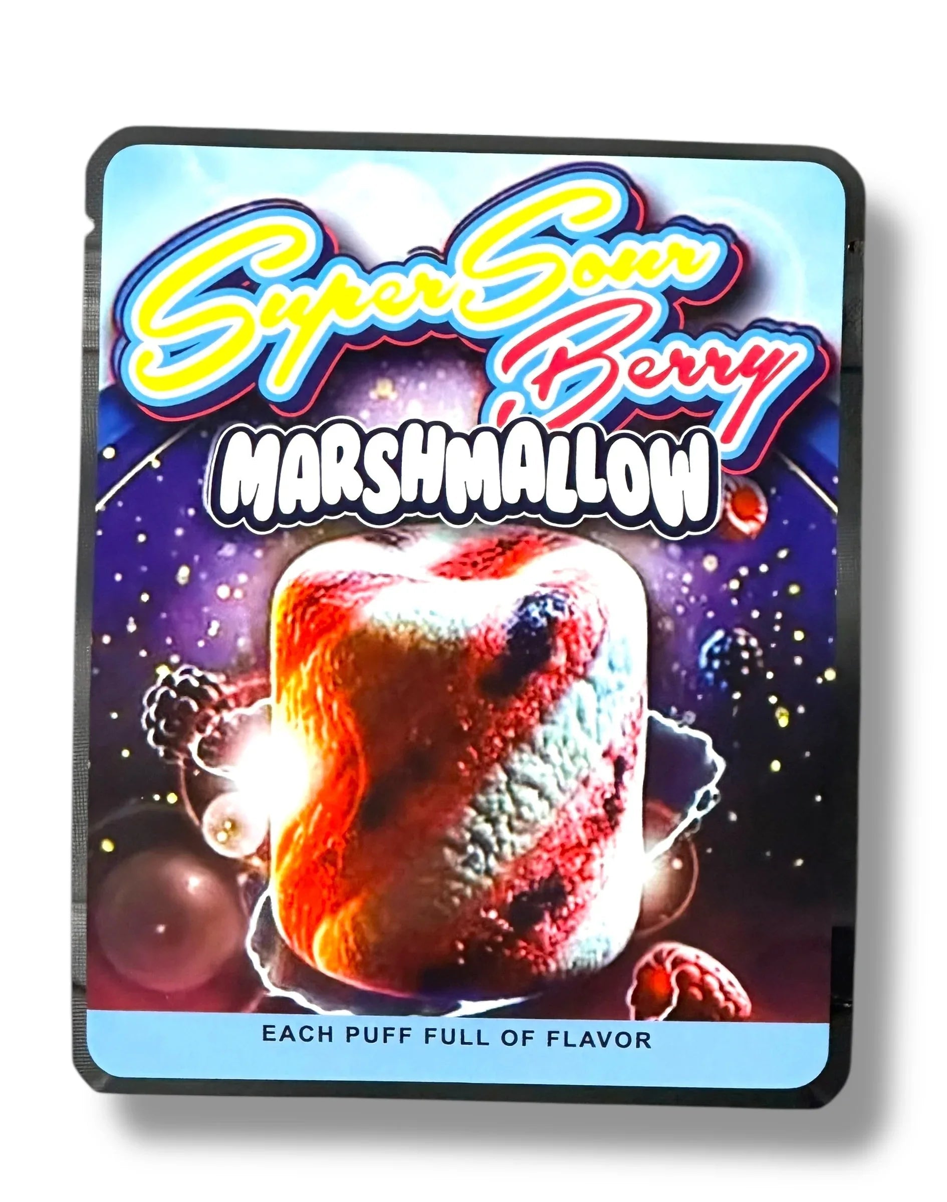 Sprinklez Super Sour Berry Marshmallow 3.5G Mylar Bags -With stickers and label - Black Unicorn Hub