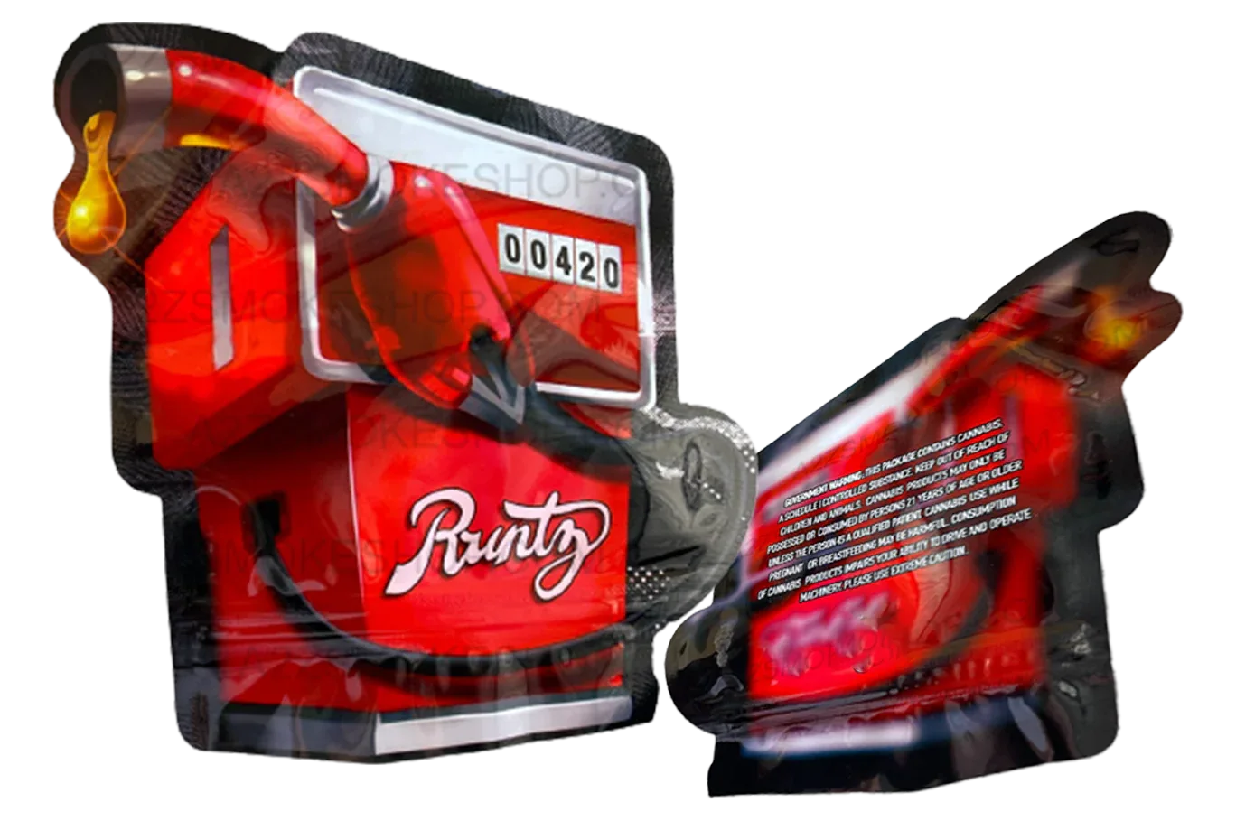 420 Cut Out Mylar Bags 3.5g Die cut - Black Unicorn Hub