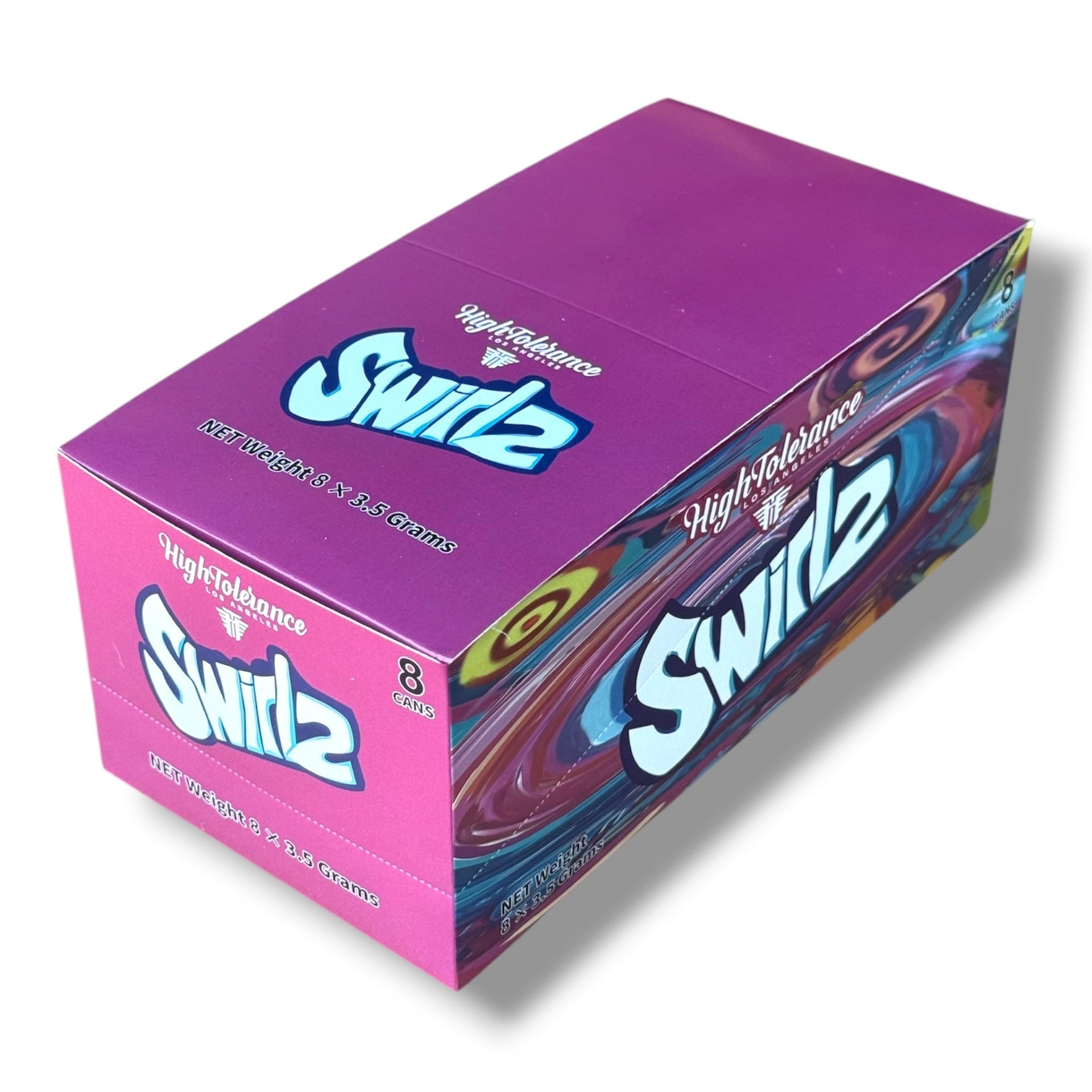 Swirlz High Tolerance 3.5g Cans - 8 cans in box