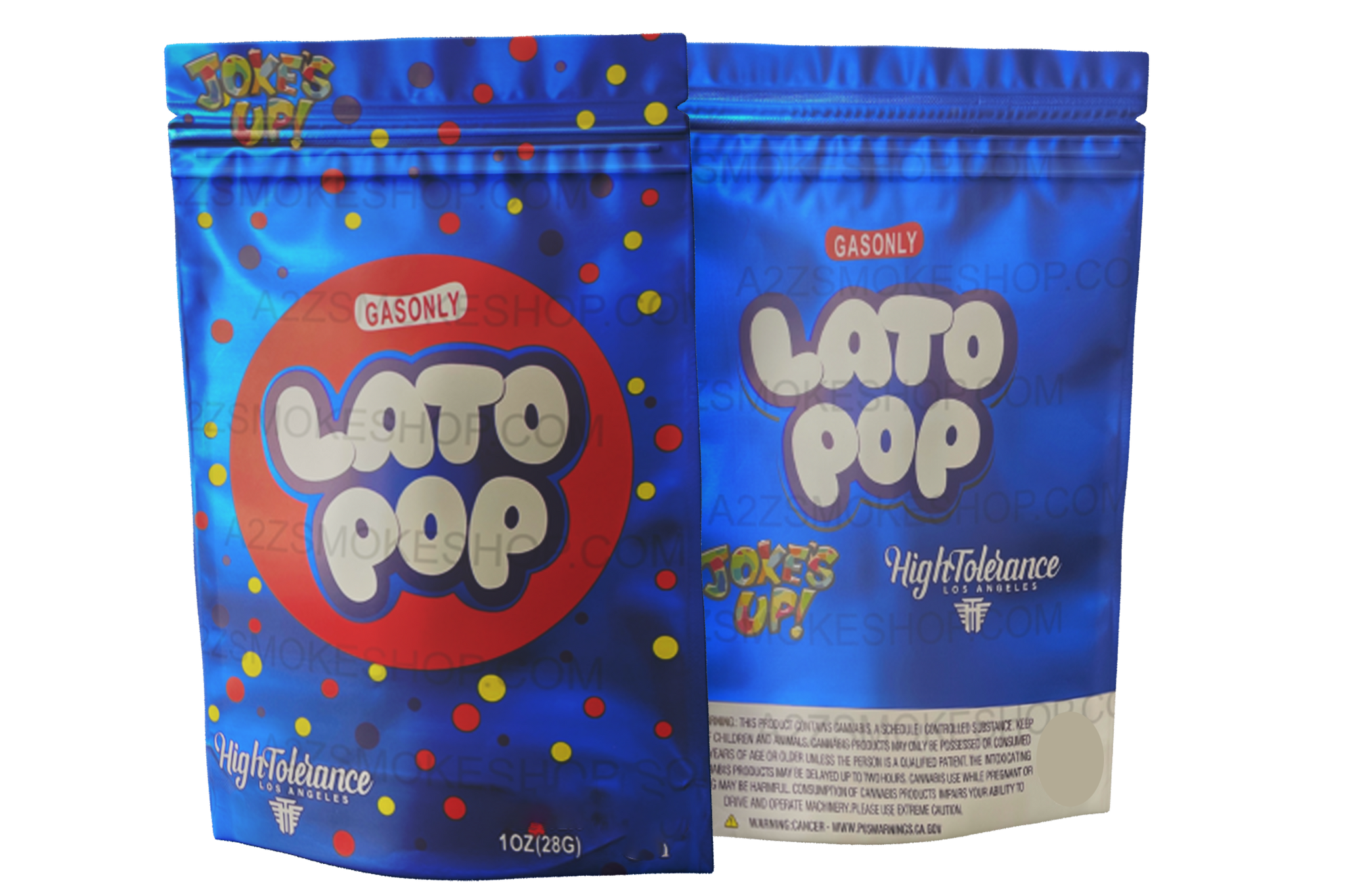 Jokes UP Lato Pop High Tolerance 1 OZ 28G Mylar Bag