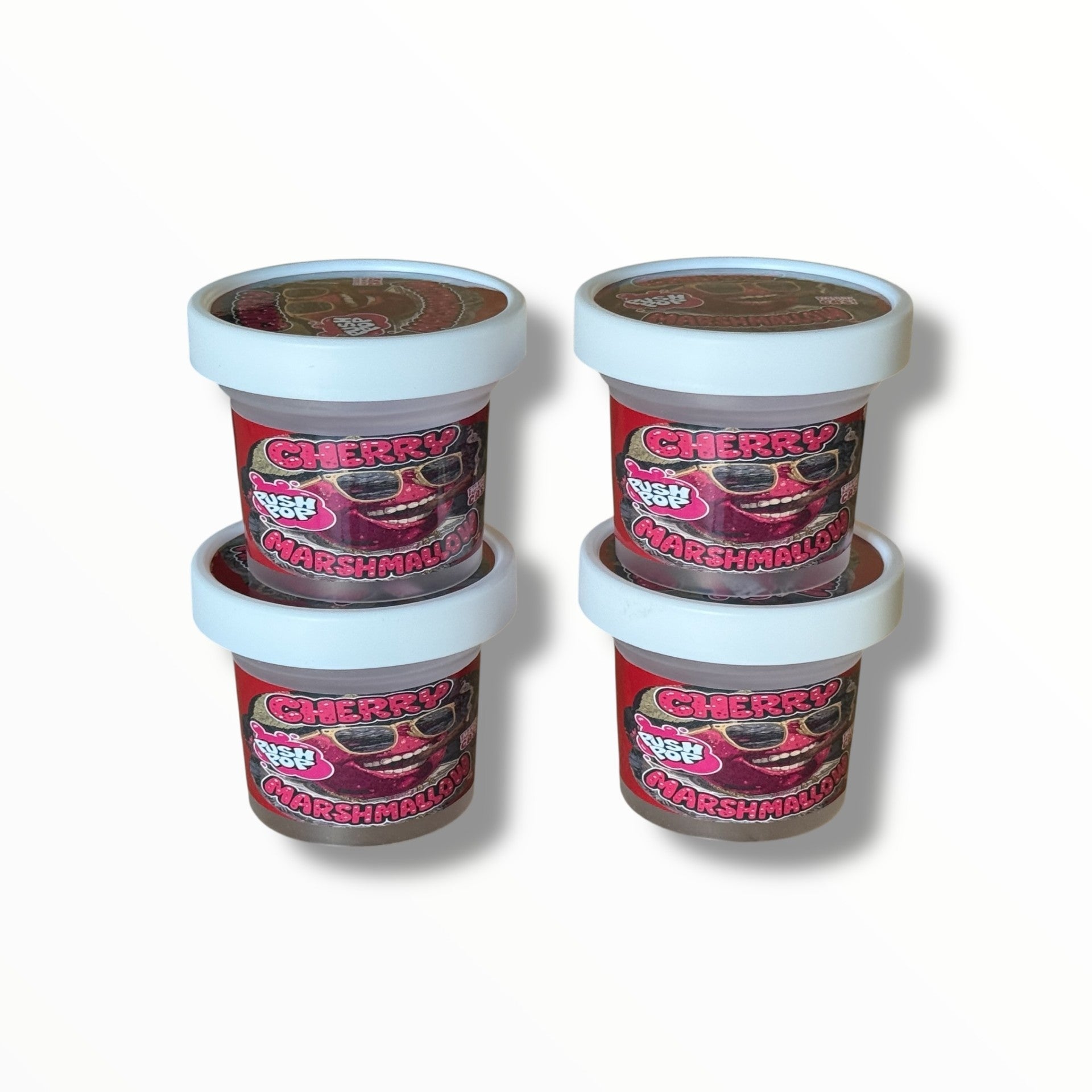 Ice Cream Style 3.5G Plastic Jars with Display Boxes – Packaging Only