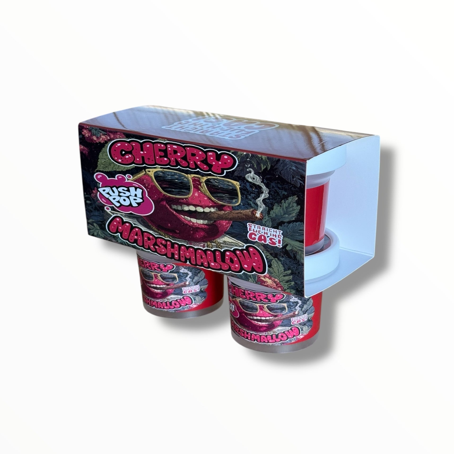 Ice Cream Style 3.5G Plastic Jars with Display Boxes – Packaging Only