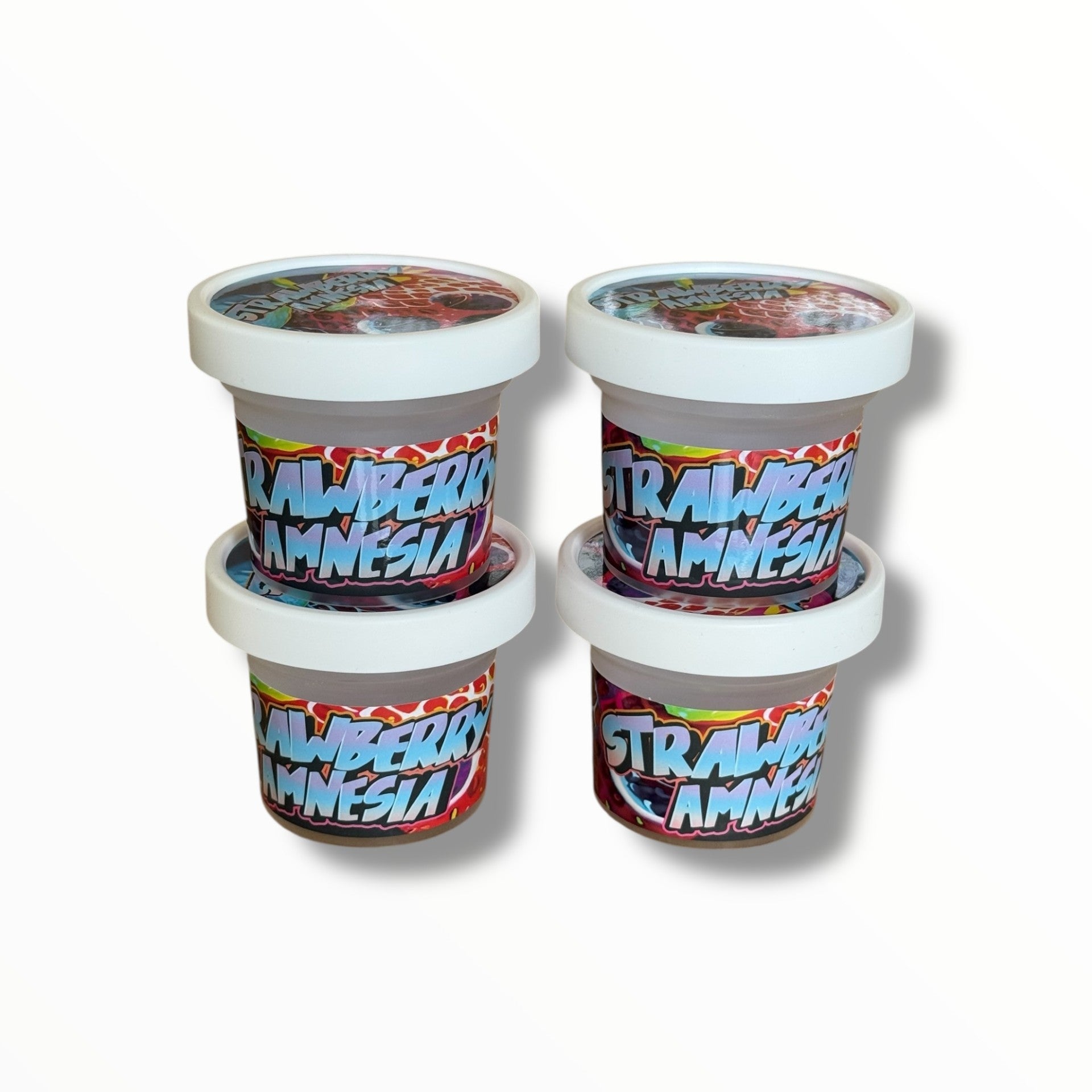 Ice Cream Style 3.5G Plastic Jars with Display Boxes – Packaging Only