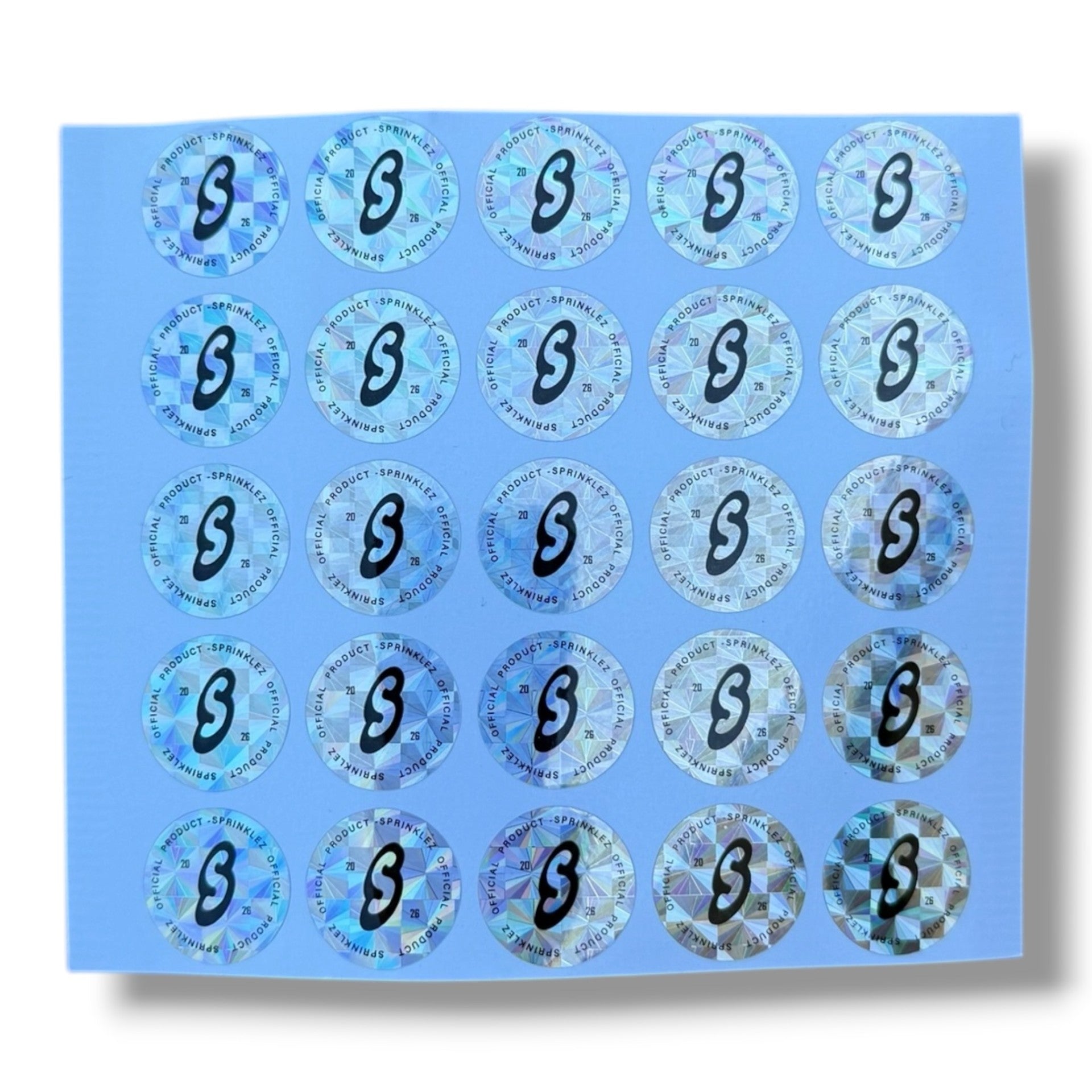 Strawberry Marshmallow 3.5G Mylar sticker Bags -With stickers and label