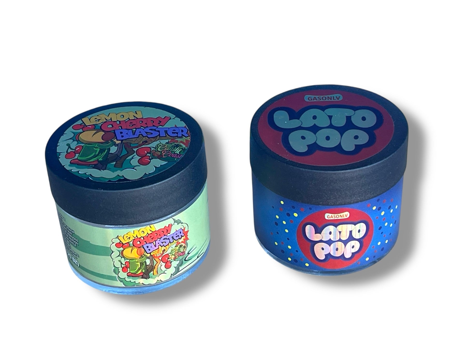 Variety Pack Exotics Glass Jars - Varity Pack 16 Flavors in box Empty Jars