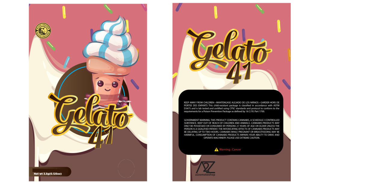 Black Unicorn - Gelato 41 Mylar bag 3.5g