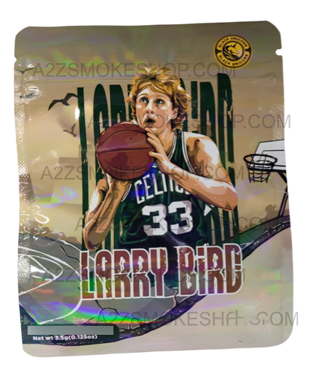Black Unicorn Larry Bird Holographic Mylar bag 3.5g For Flower
