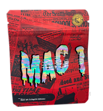 Black Unicorn -Mac 1 Holographic Mylar bag 3.5g For Flower