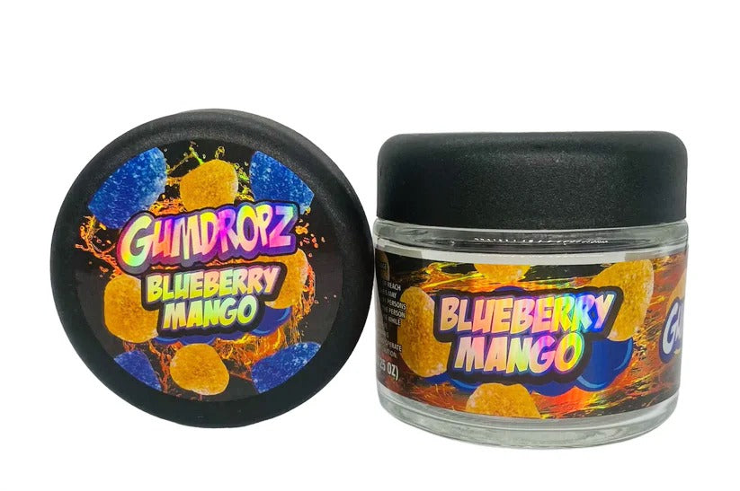 Blueberry Mango Sprinkelz 3.5g Glass Jars with Holographic
