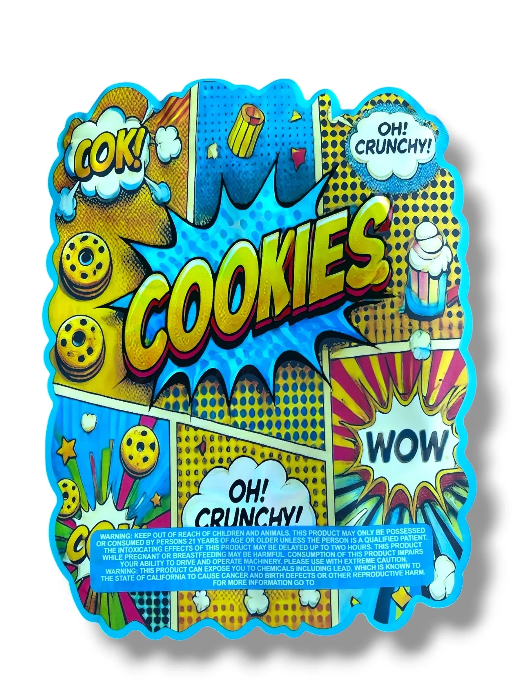 Cookies 1 OZ 28G Mylar empty Mylar bag 1 ounce (50 Count)