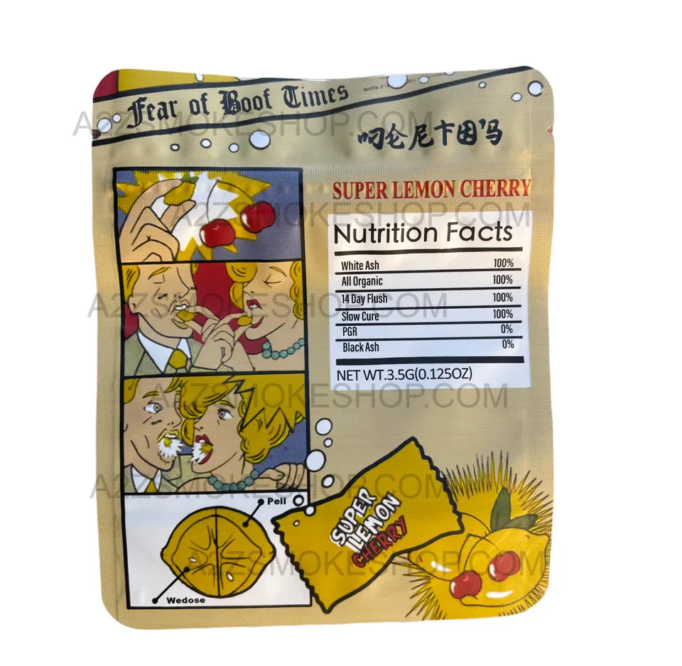 Don Merfos Super Lemon Cherry bag 3.5g Mylar bag Packaging Only - Black Unicorn Hub