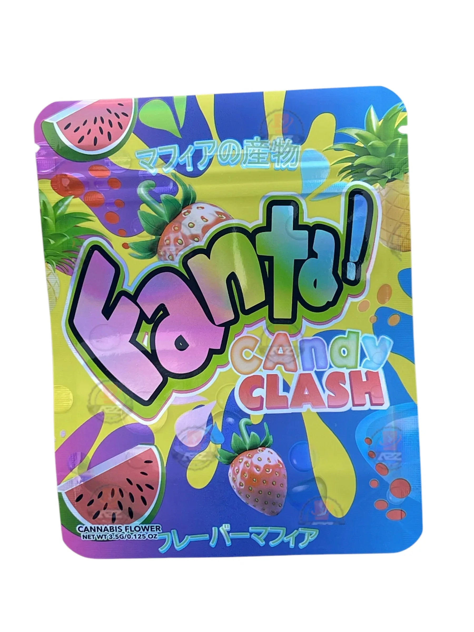Fanta Candy Clash Mylar Bags 3.5g Holographic - Black Unicorn Hub