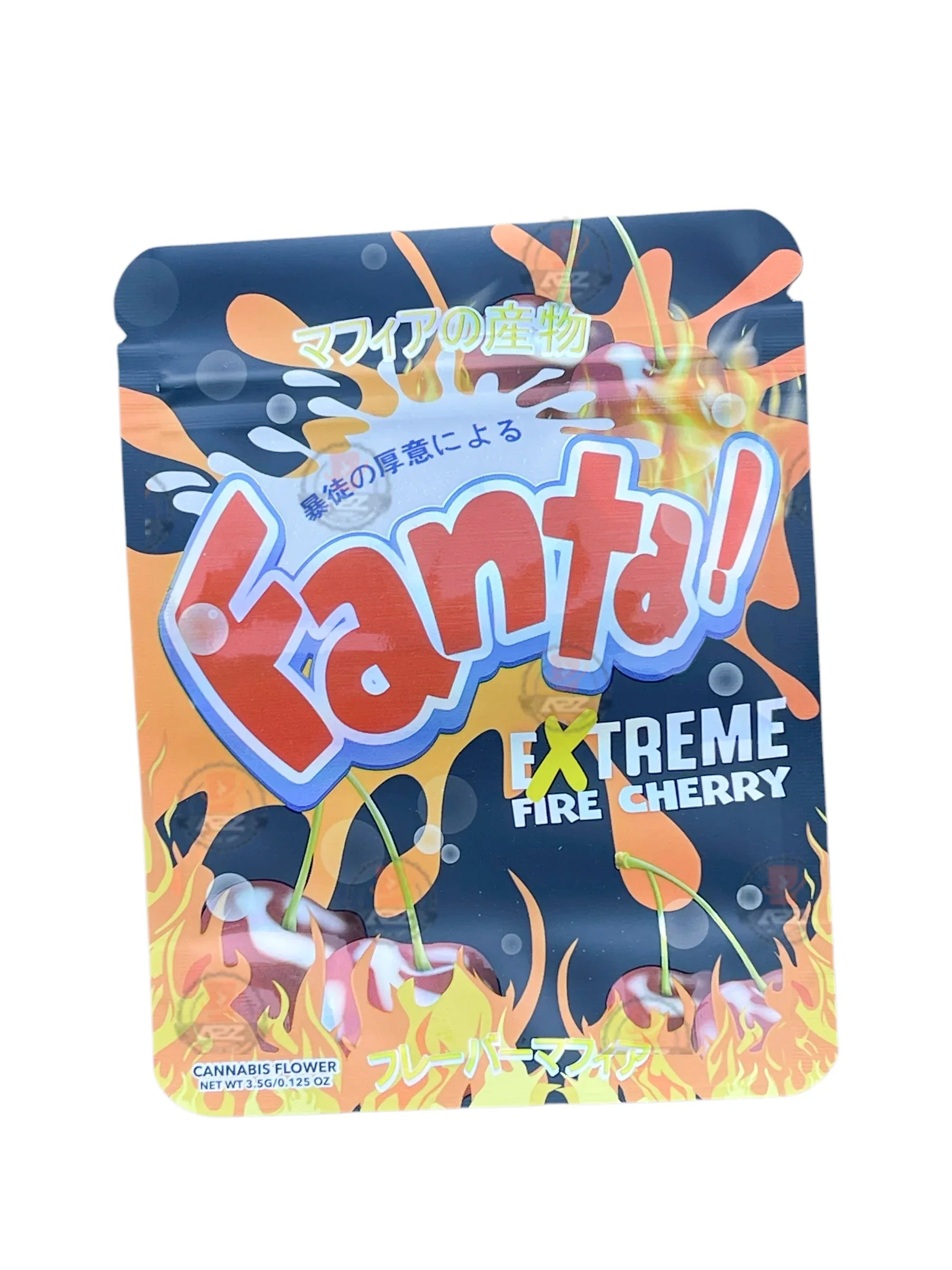 Fanta Extreme Fire Cherry Mylar Bags 3.5g Holographic - Black Unicorn Hub