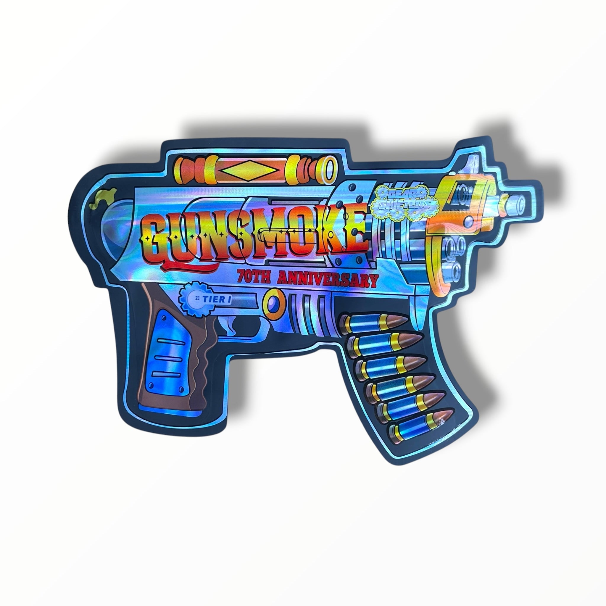 Gun Smoke 3.5g shape bags 70th Anniversary Gear Shifter