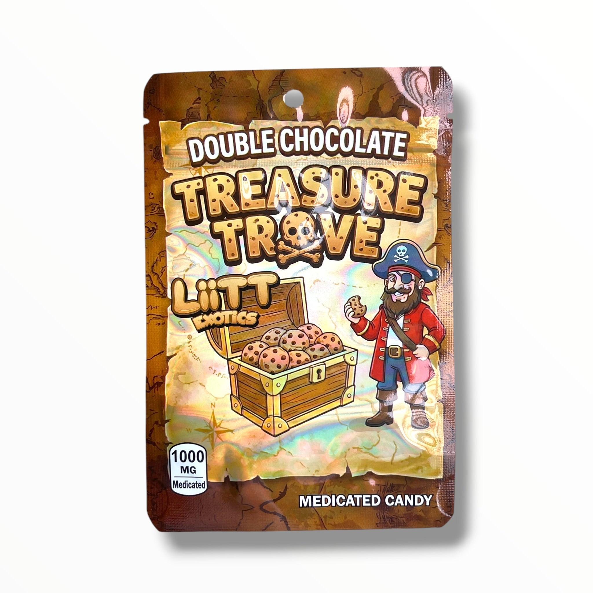 Liitt Treasure Trove Chocolate 3.5g Mylar Bag 1000MG (Packaging Only)