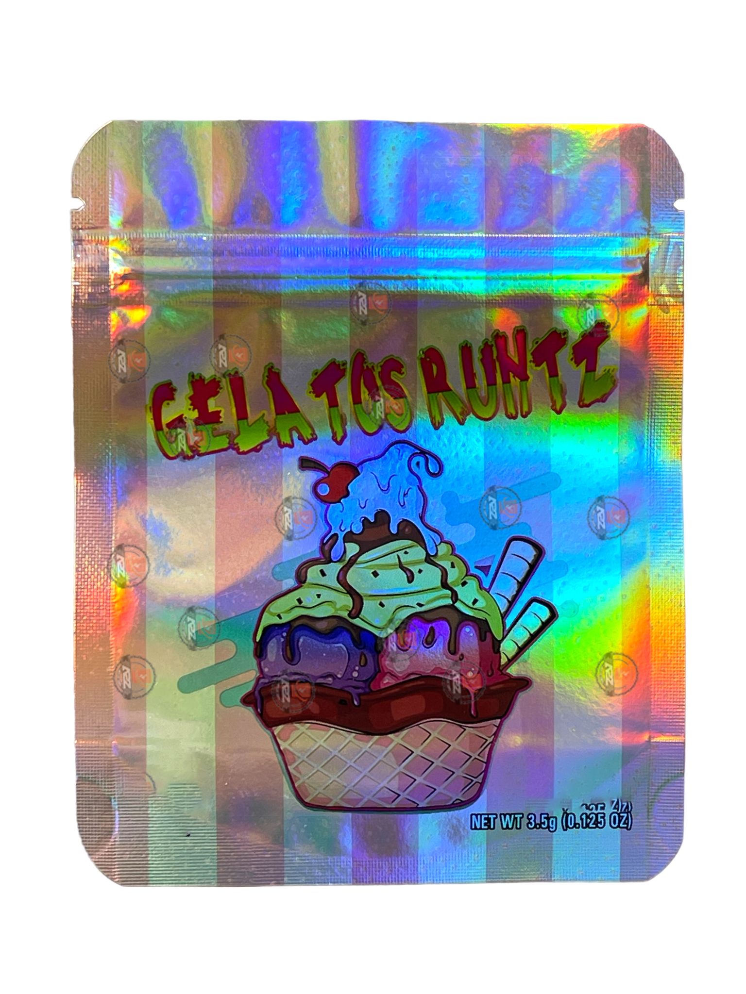 Gelatos 3.5g Mylar Bag Holographic
