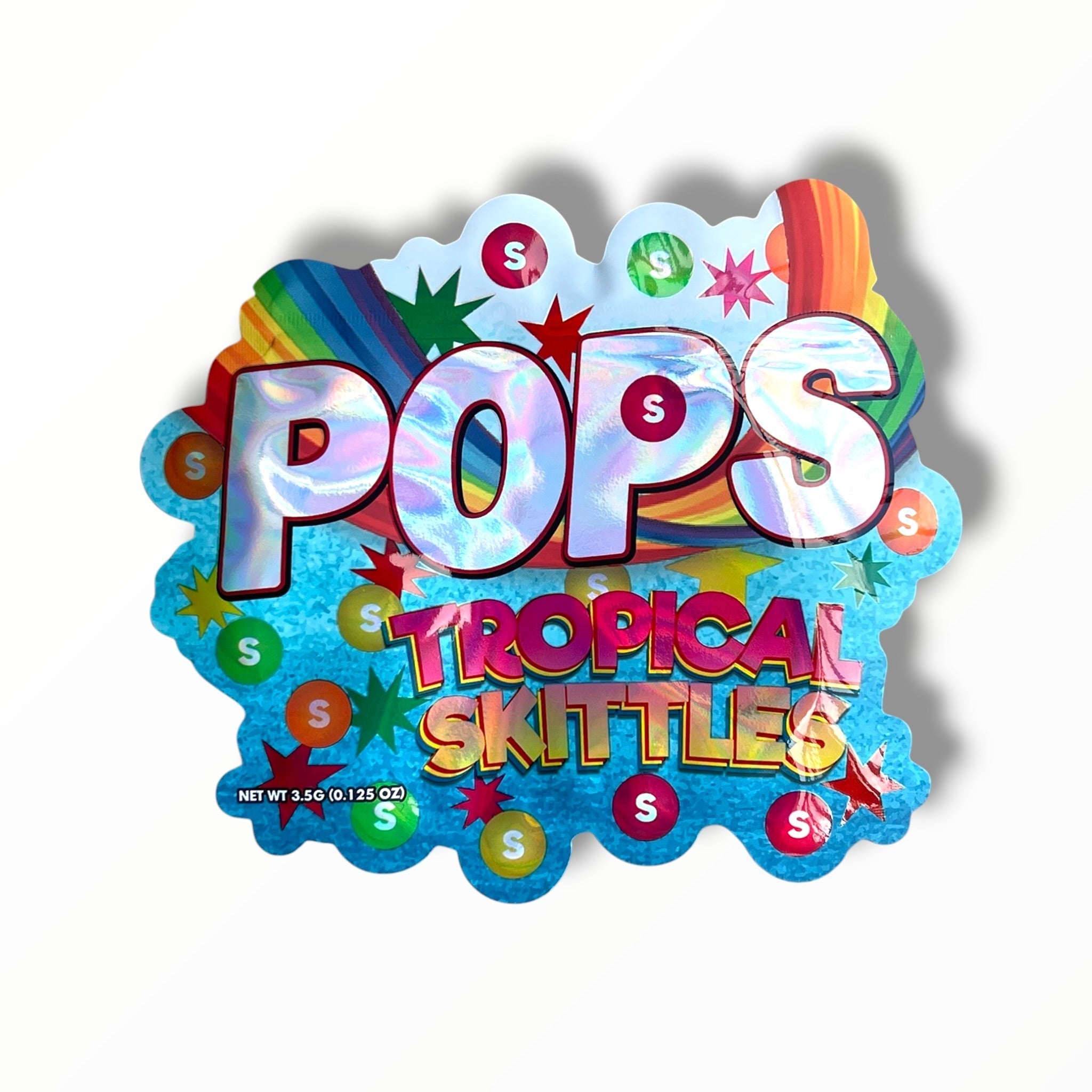 Pops Tropical Skittles 3.5g shape bags