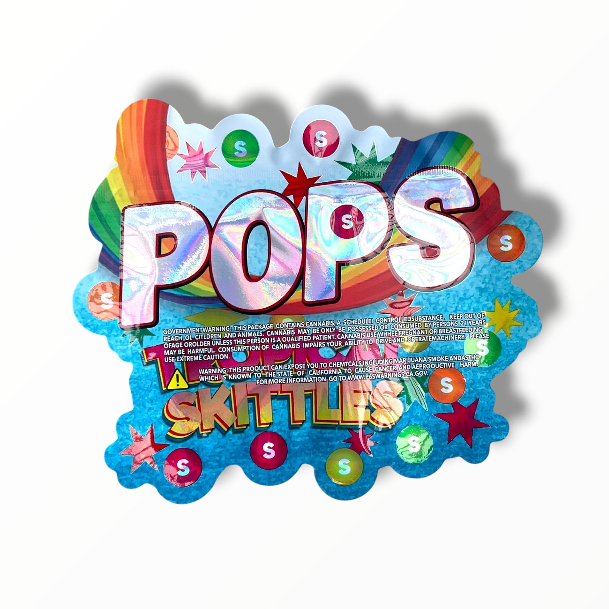 Pops Tropical Skittles 3.5g shape bags
