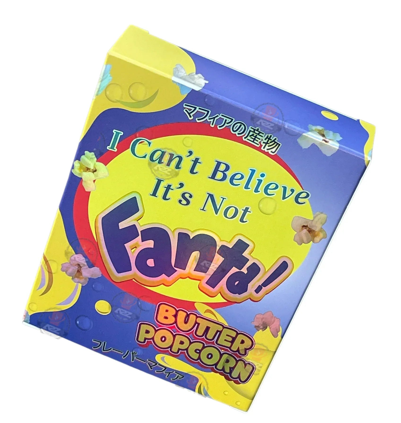 Fanta Butter Popcorn Mylar Bags with Boxes 3.5g Box Packaging Holographic - Black Unicorn Hub