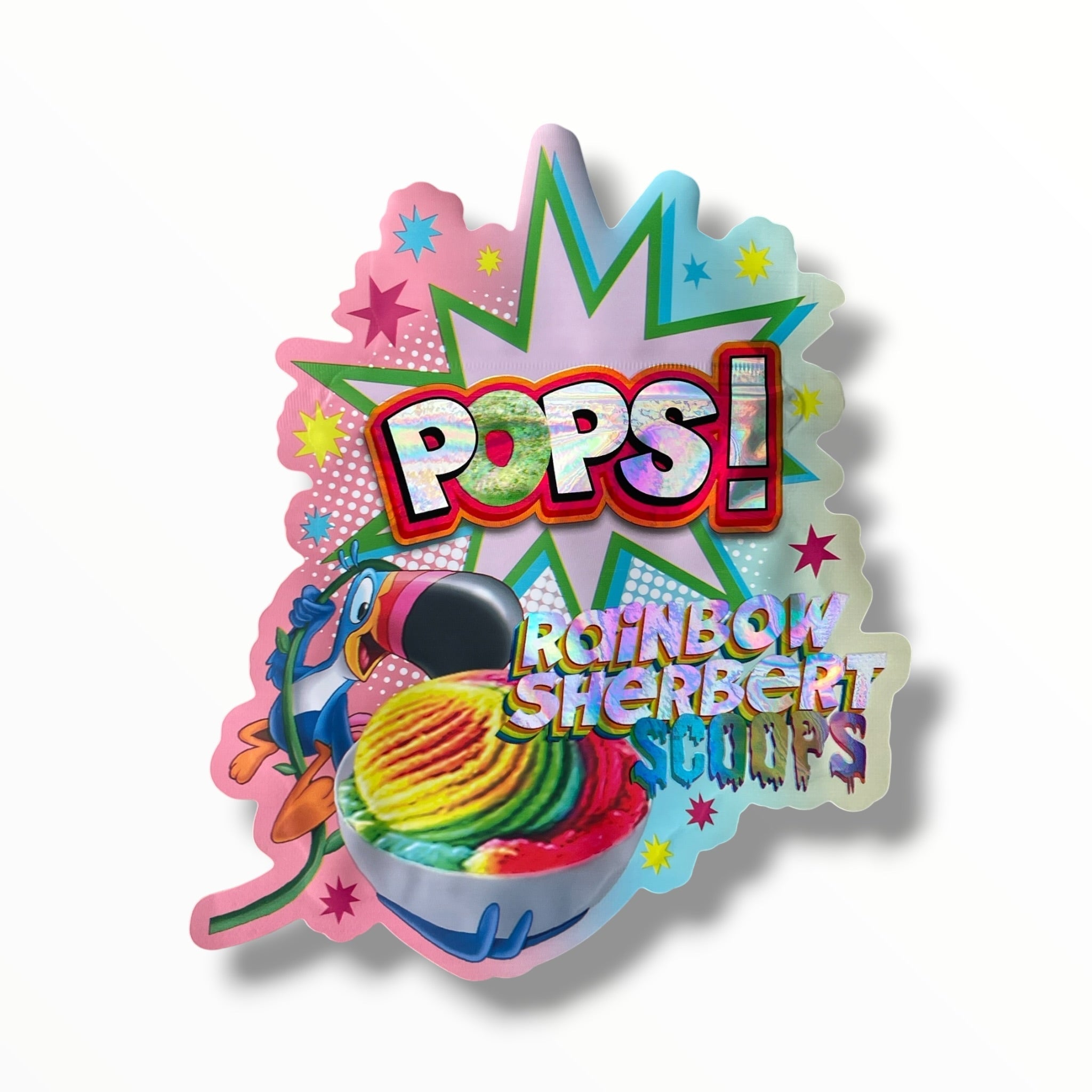 Pops Rainbow Sherbert Scoops 3.5g shape bags