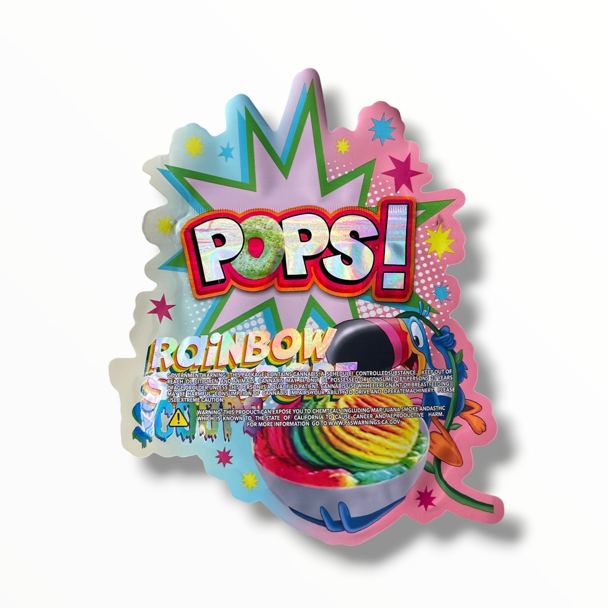 Pops Rainbow Sherbert Scoops 3.5g shape bags