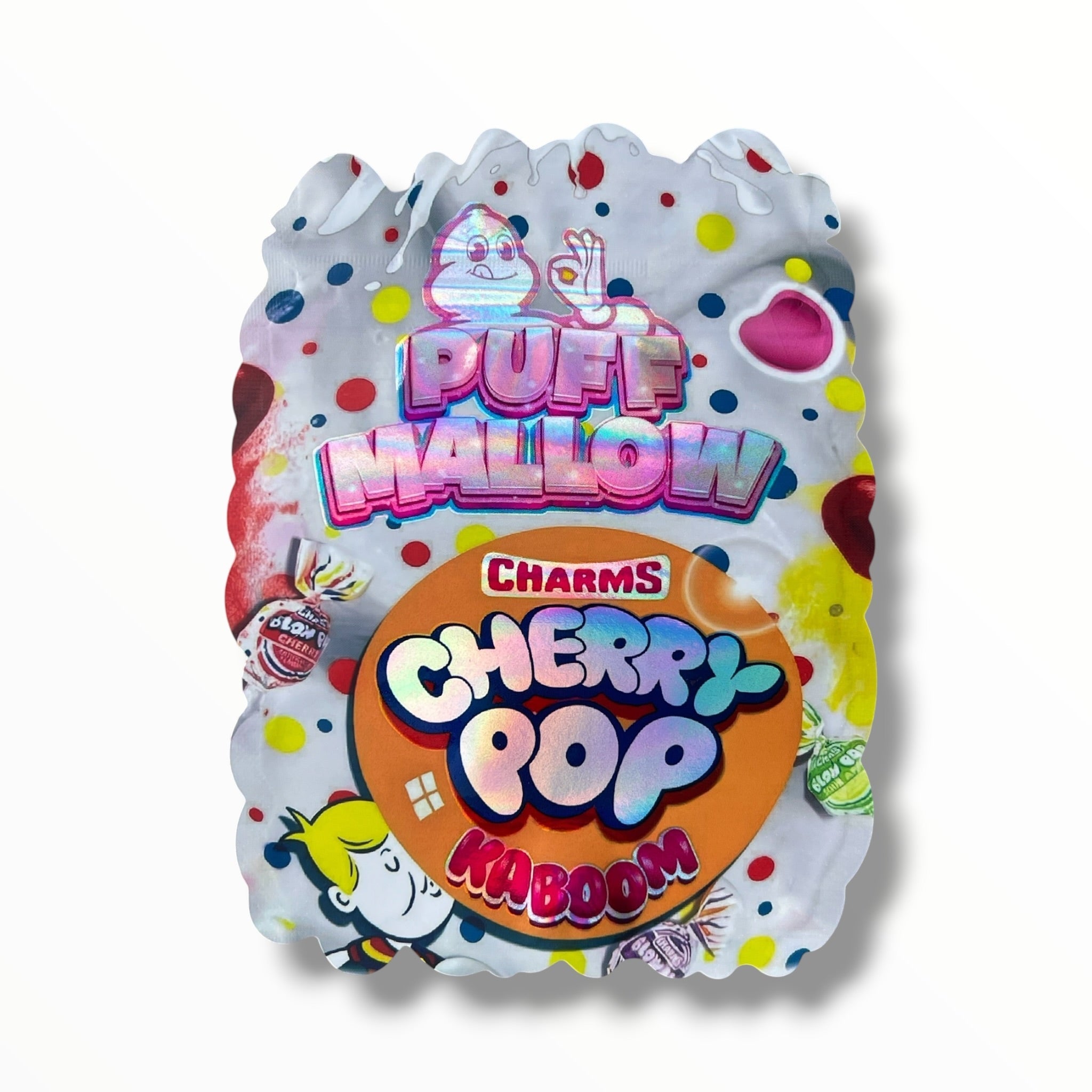 Puff Mallow Charms Cherry POP Kaboom 3.5g shape bags