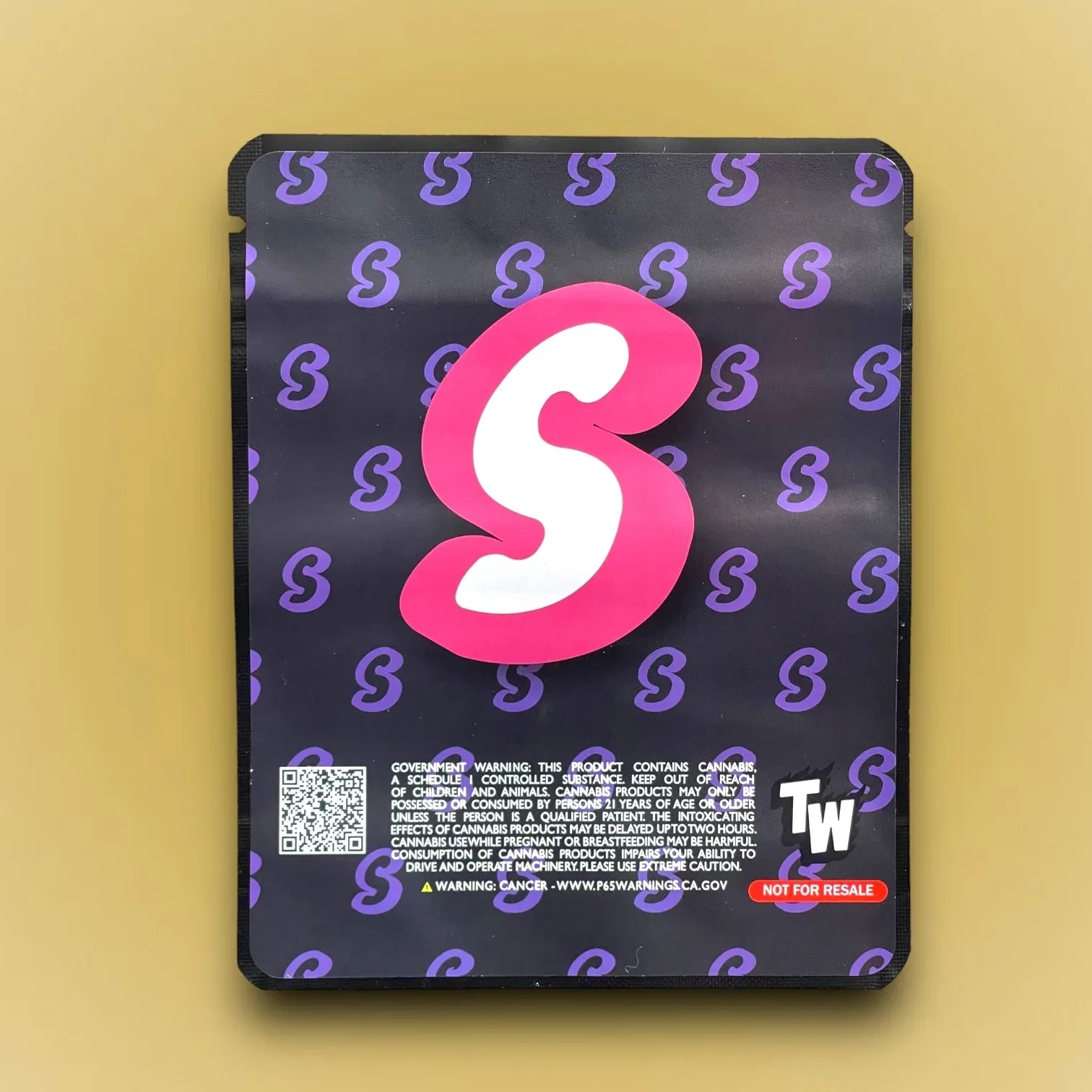 Sprinklez Brooklyn Blackout Cake 3.5G Mylar Bags -With stickers and labels - Black Unicorn Hub