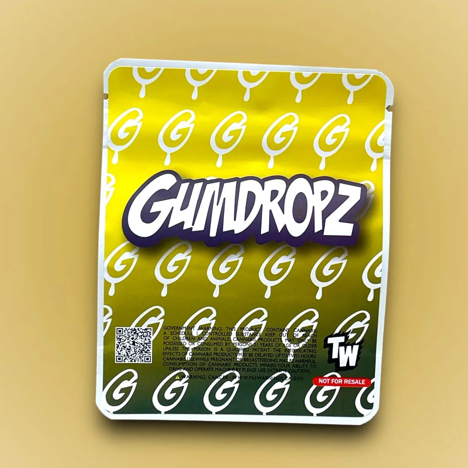 Sprinklez Gumdropz Honeydew Delight 3.5G Mylar Bags -With stickers and labels - Black Unicorn Hub