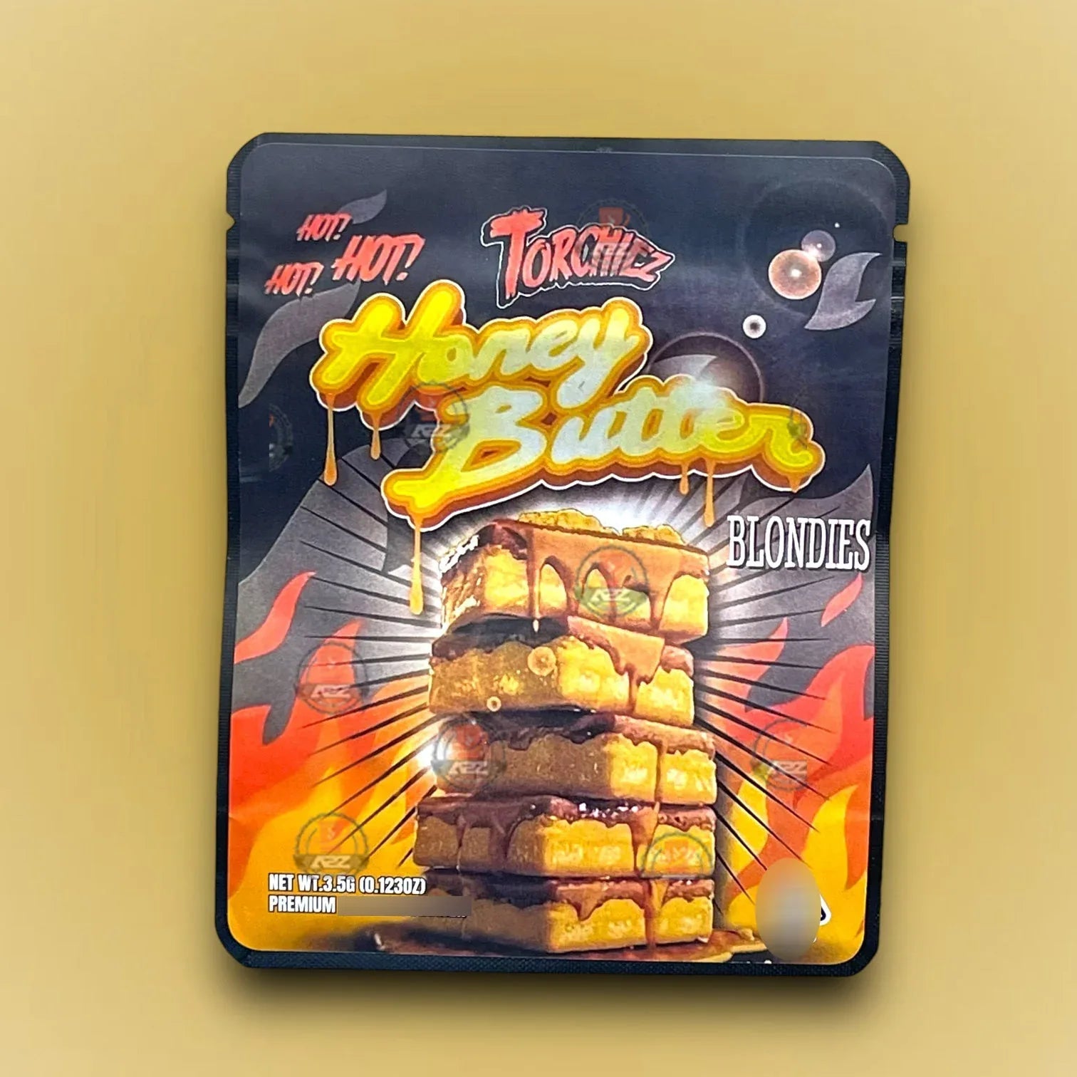Sprinklez Torchiez Honey Butter Blondies 3.5G Mylar Bags -With stickers and labels - Black Unicorn Hub