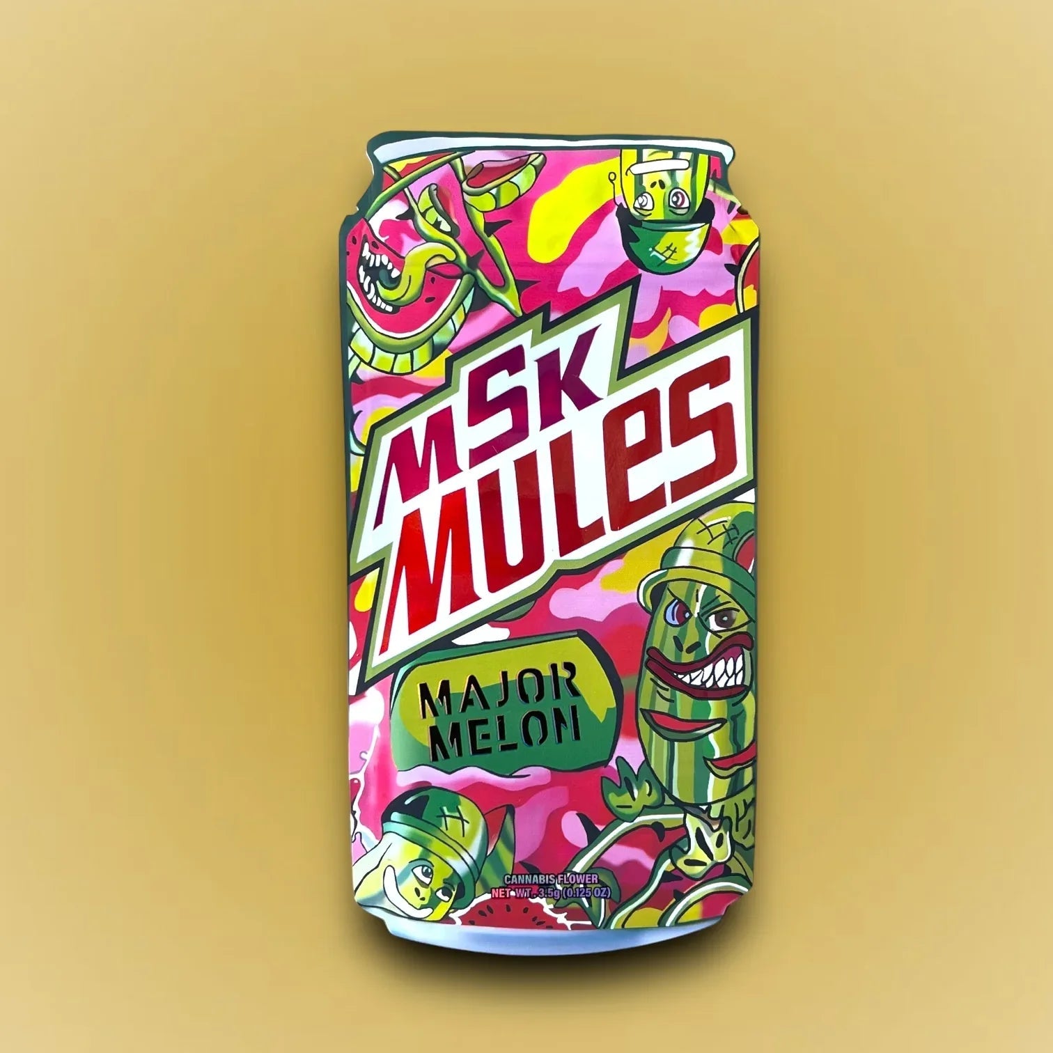 MSK Mules Major Malon 3.5g Mylar Bag Holographic - Black Unicorn Hub