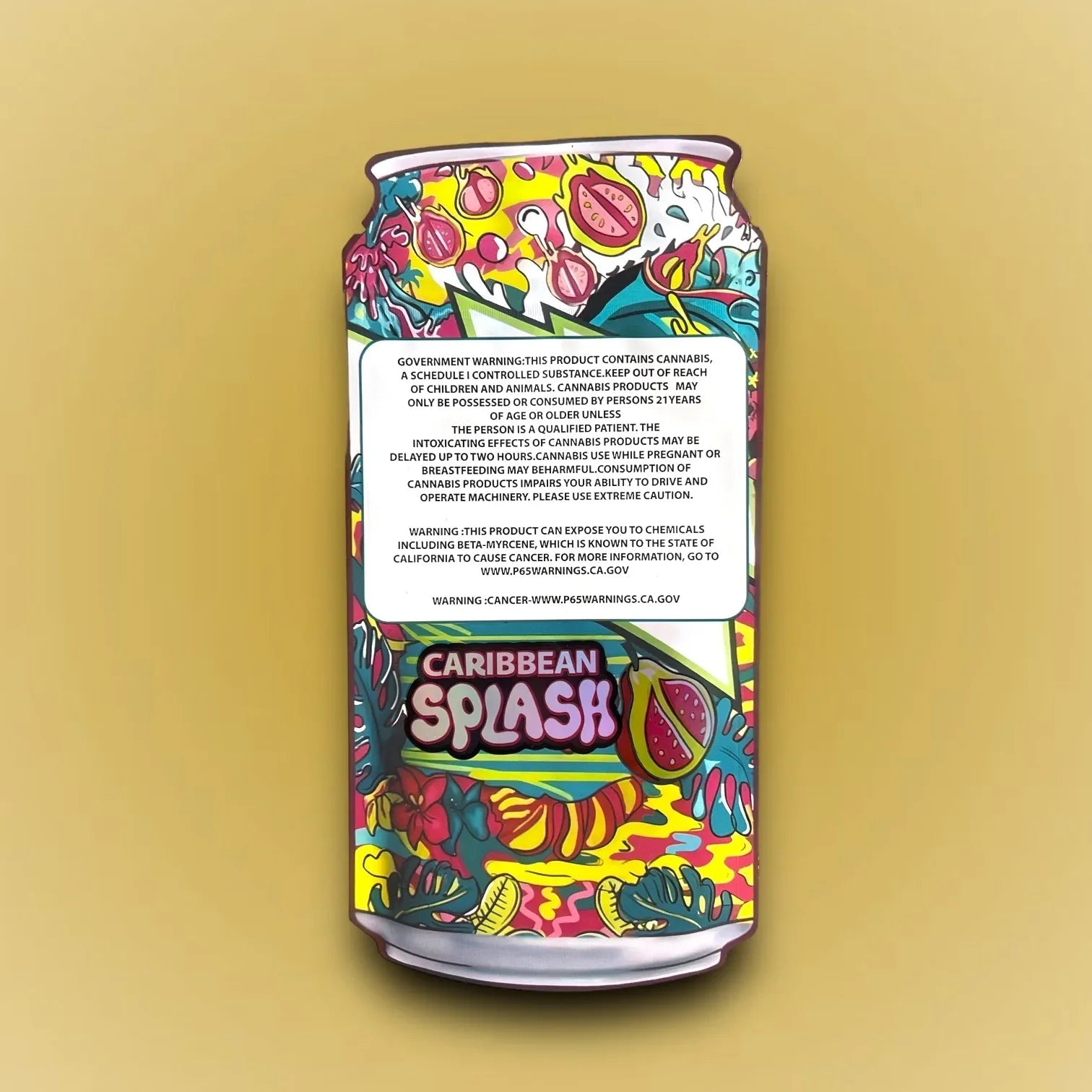 MSK Mules Caribbean Splash 3.5g Mylar Bag Holographic - Black Unicorn Hub