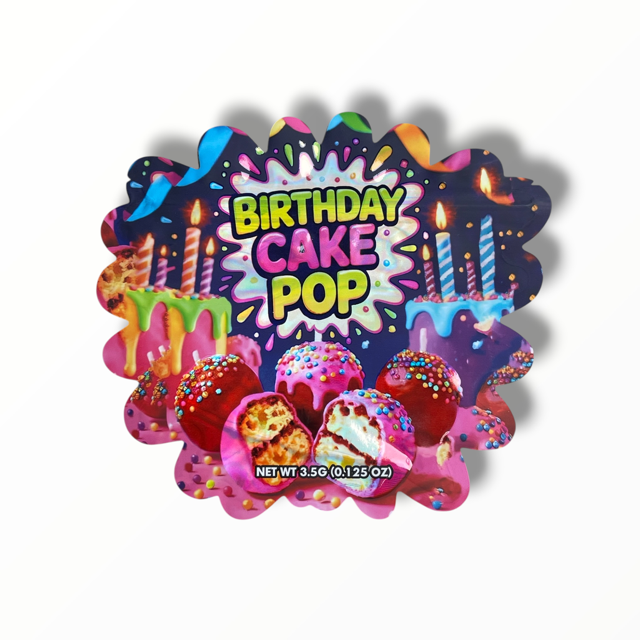 Birthday Cake Pop 3.5g shape bags