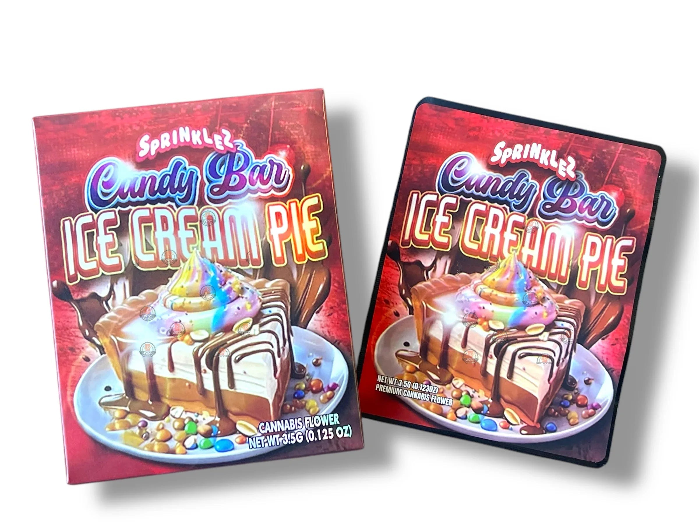 Sprinklez Candy Bar Ice Cream Pie Mylar Bags with Boxes 3.5g Box Packaging With stickers and label - Black Unicorn Hub