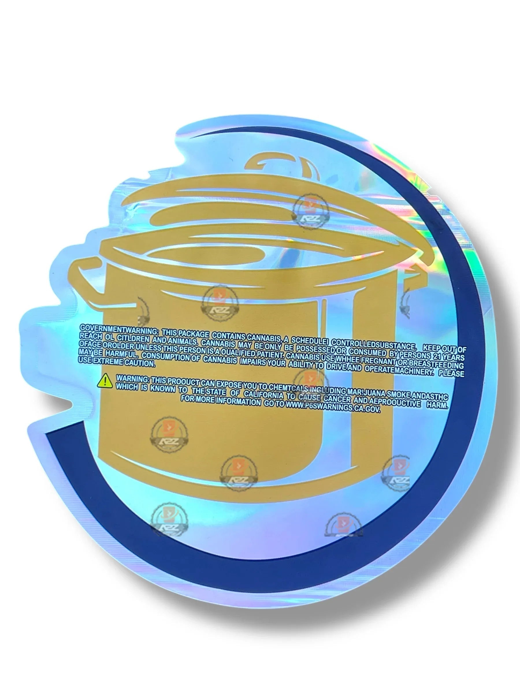 Gumbo King Mylar Bag 3.5g shape bag - Black Unicorn Hub