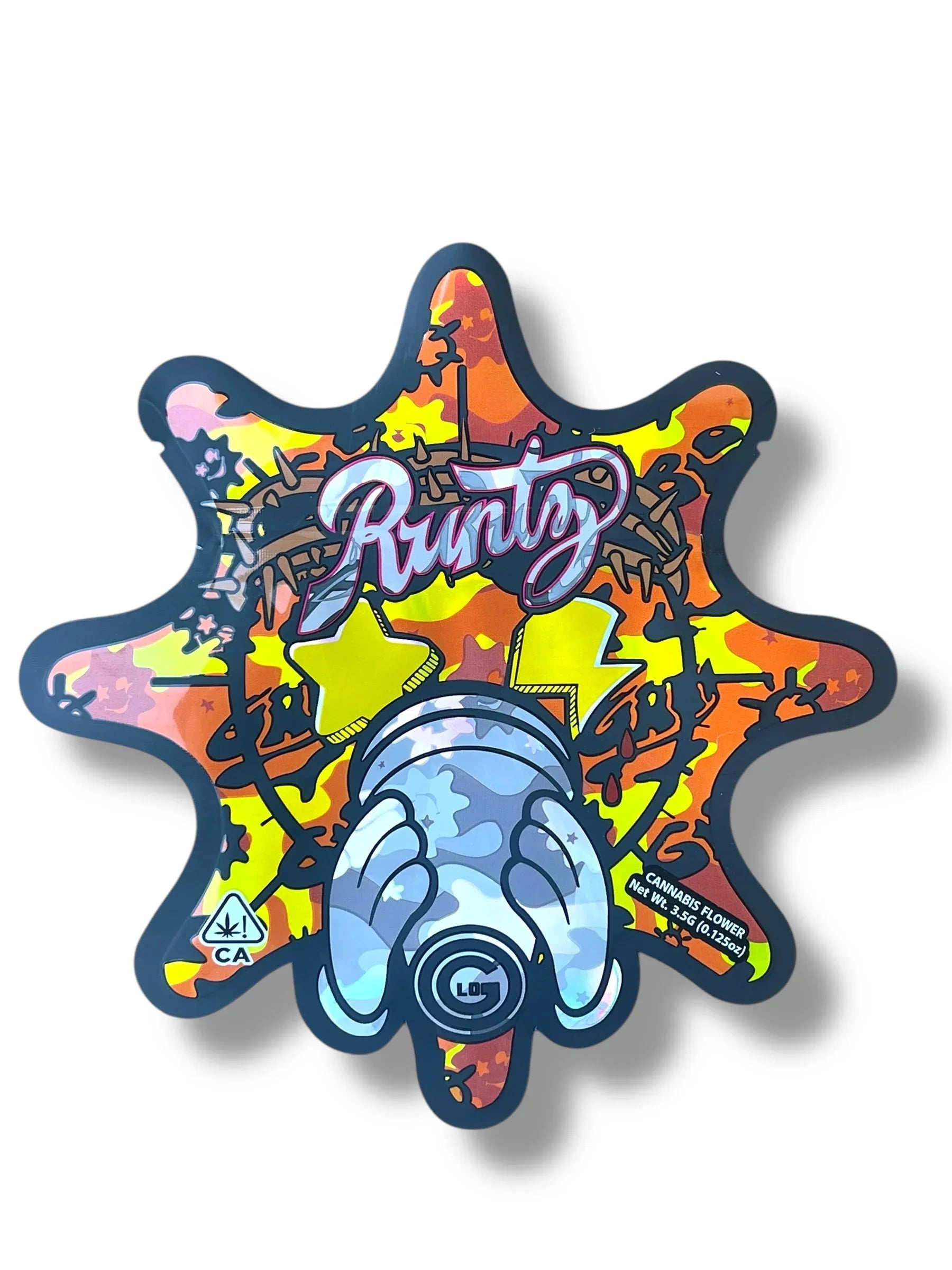 Glow Gang Mylar Bag 3.5g shape bag - Black Unicorn Hub