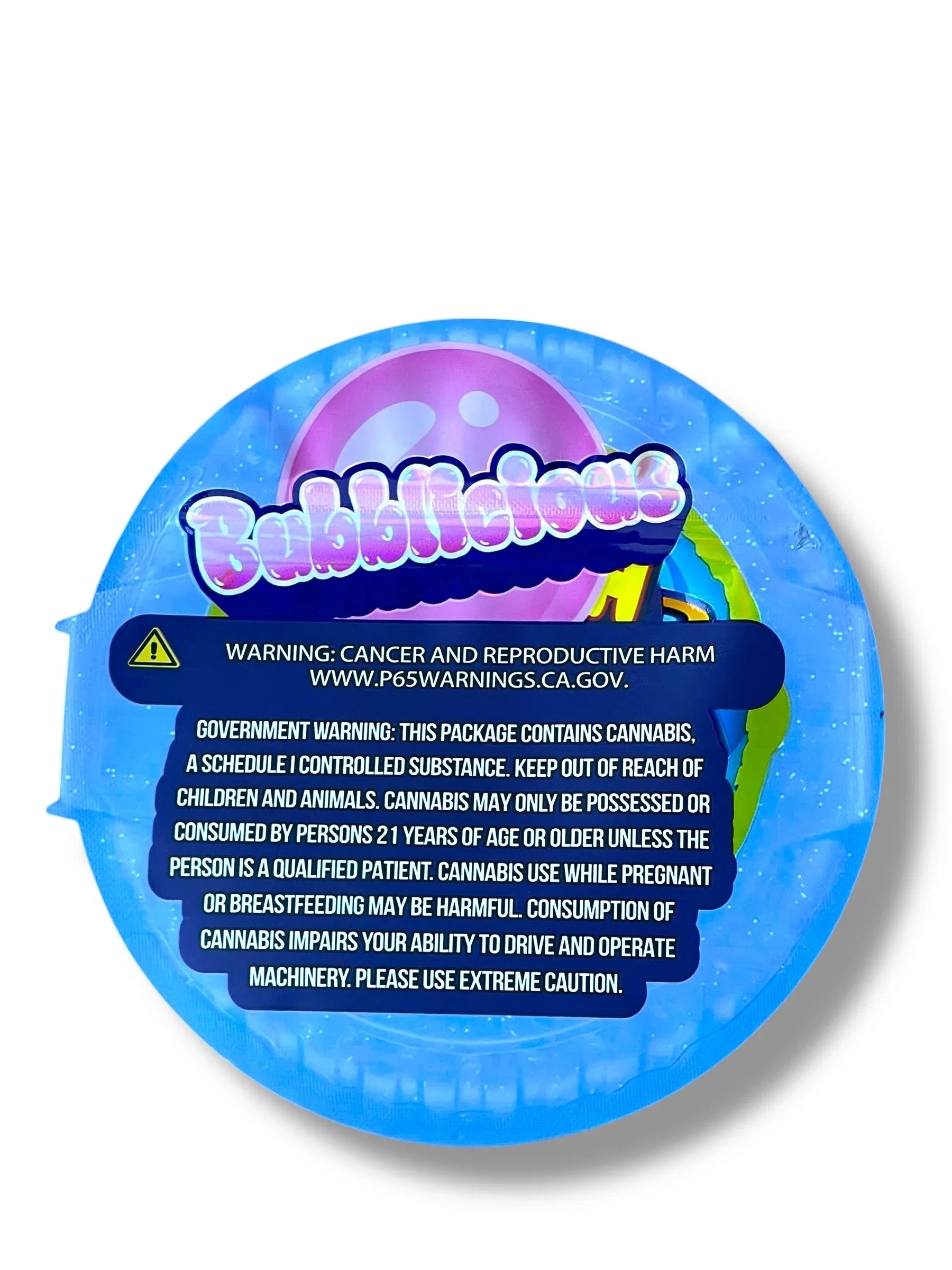 Bubble Tape Sour Blue Raspberry Mylar Bag 3.5g shape bag - Black Unicorn Hub