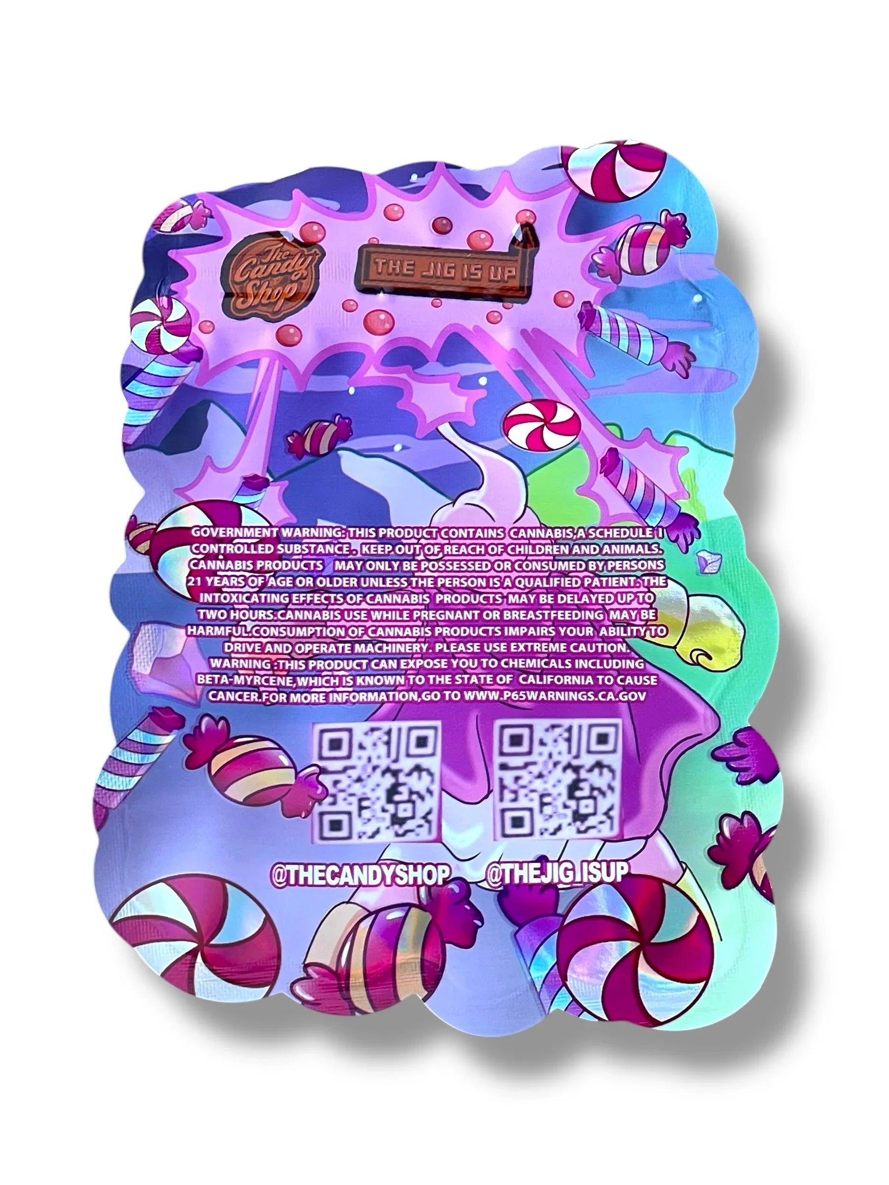 Candy Beam Mylar Bag 3.5g shape bag - Black Unicorn Hub