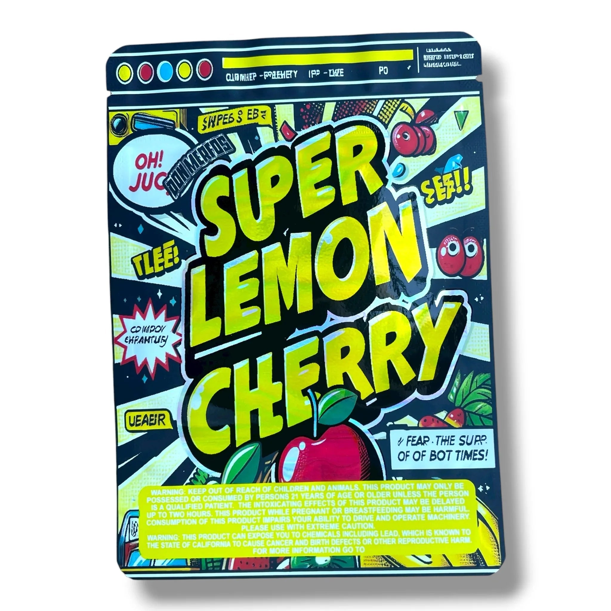 Super Lemon Cherry 7G to 14G Mylar Bags - Black Unicorn Hub