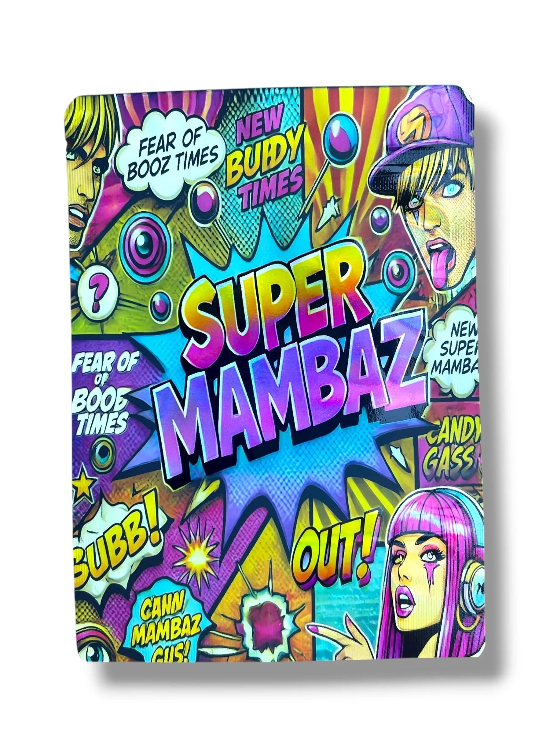 Super Mambaz 7G to 14G Mylar Bags - Black Unicorn Hub