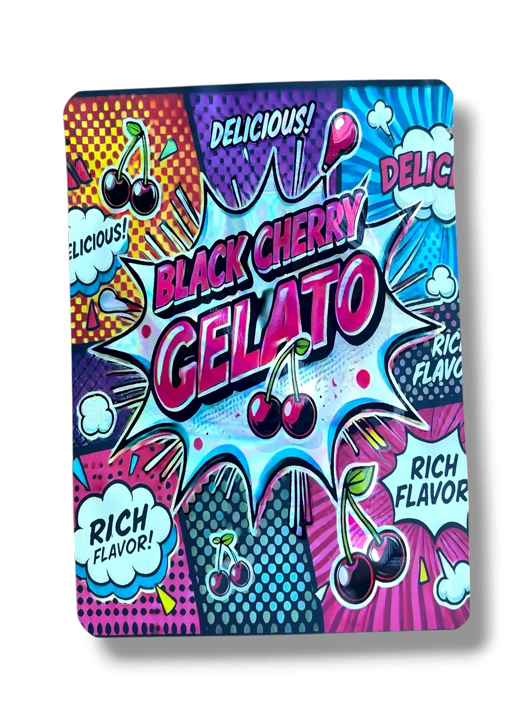 Black Cherry Gelato 7G to 14G Mylar Bags - Black Unicorn Hub