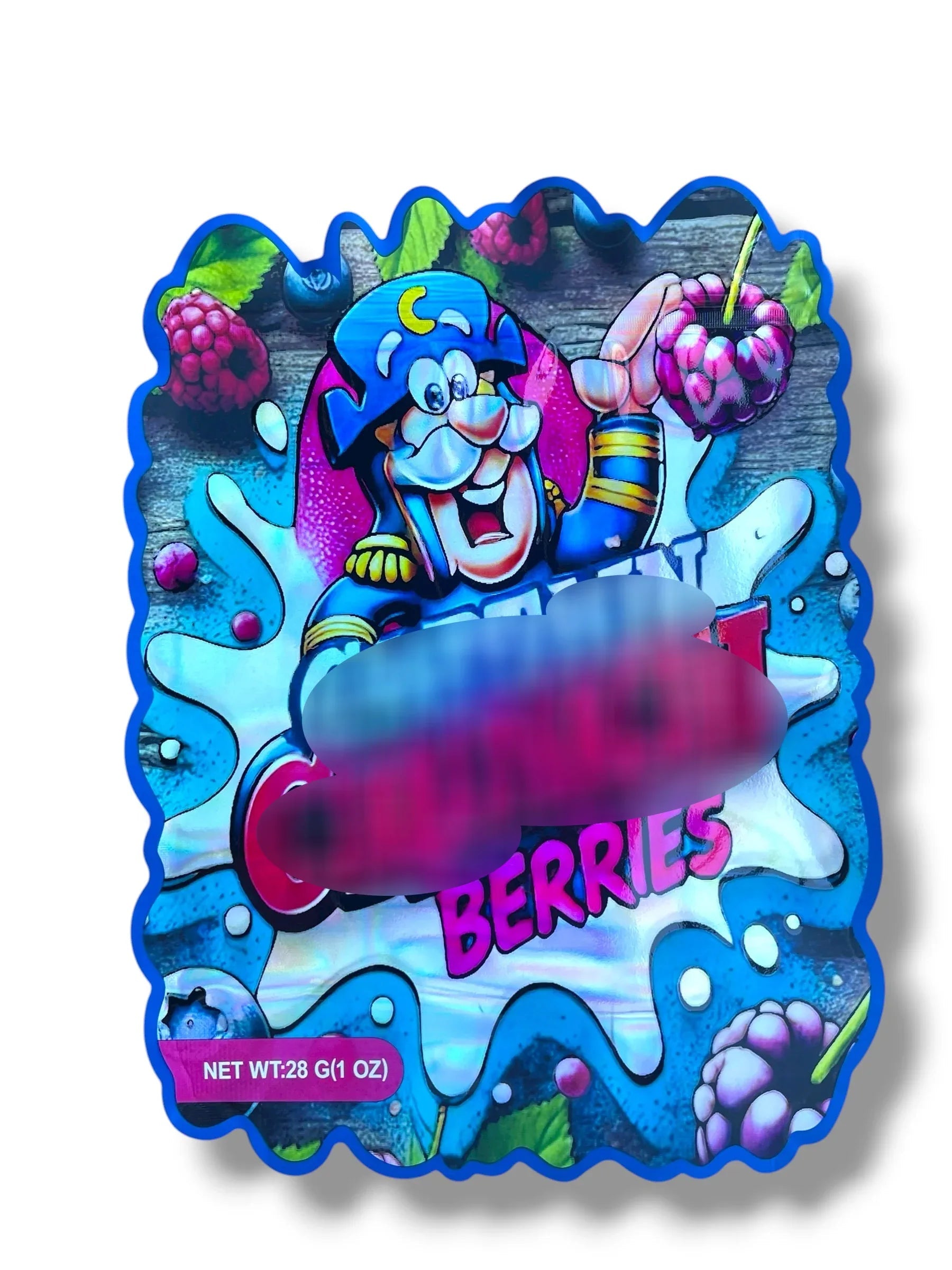 Berries Berries 1 OZ 28G Mylar empty Mylar bag 1 ounce (50 Count) - Black Unicorn Hub