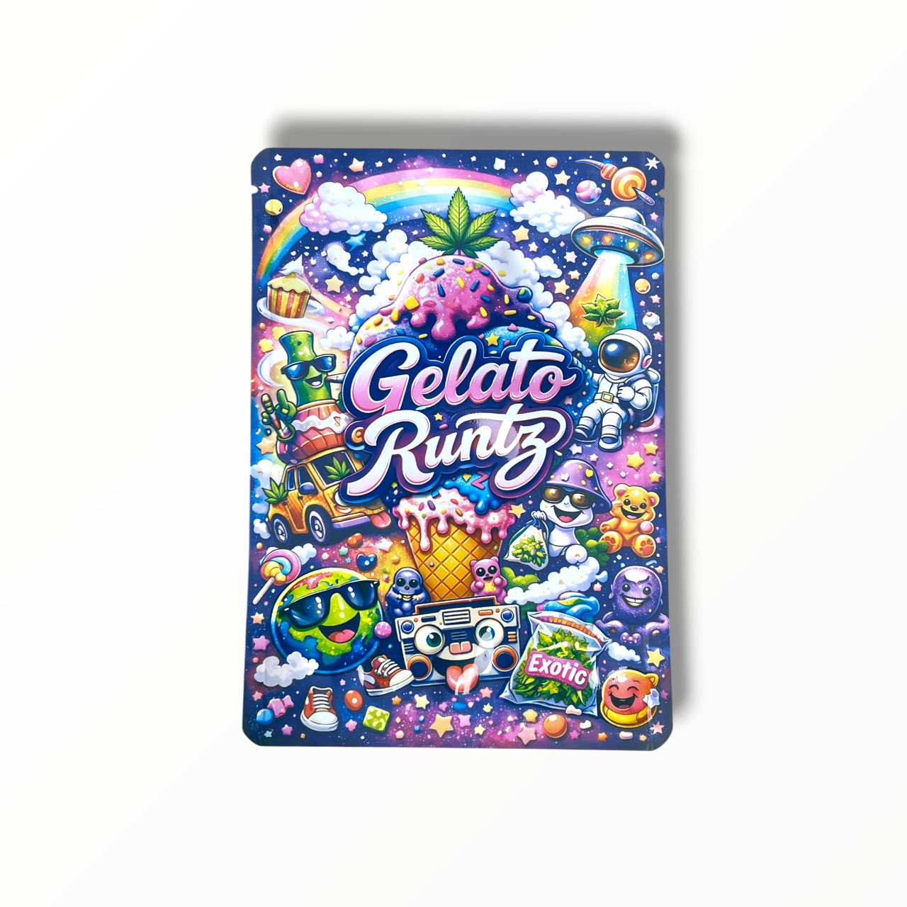 Gelato Runtz 7G to 14G Mylar Bags