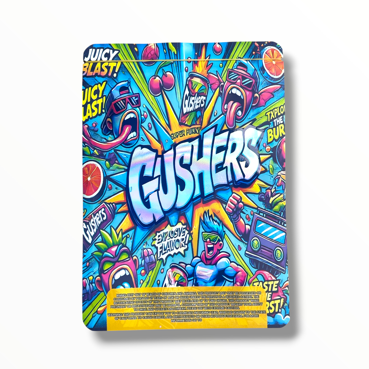 Gushers 7G to 14G Mylar Bags