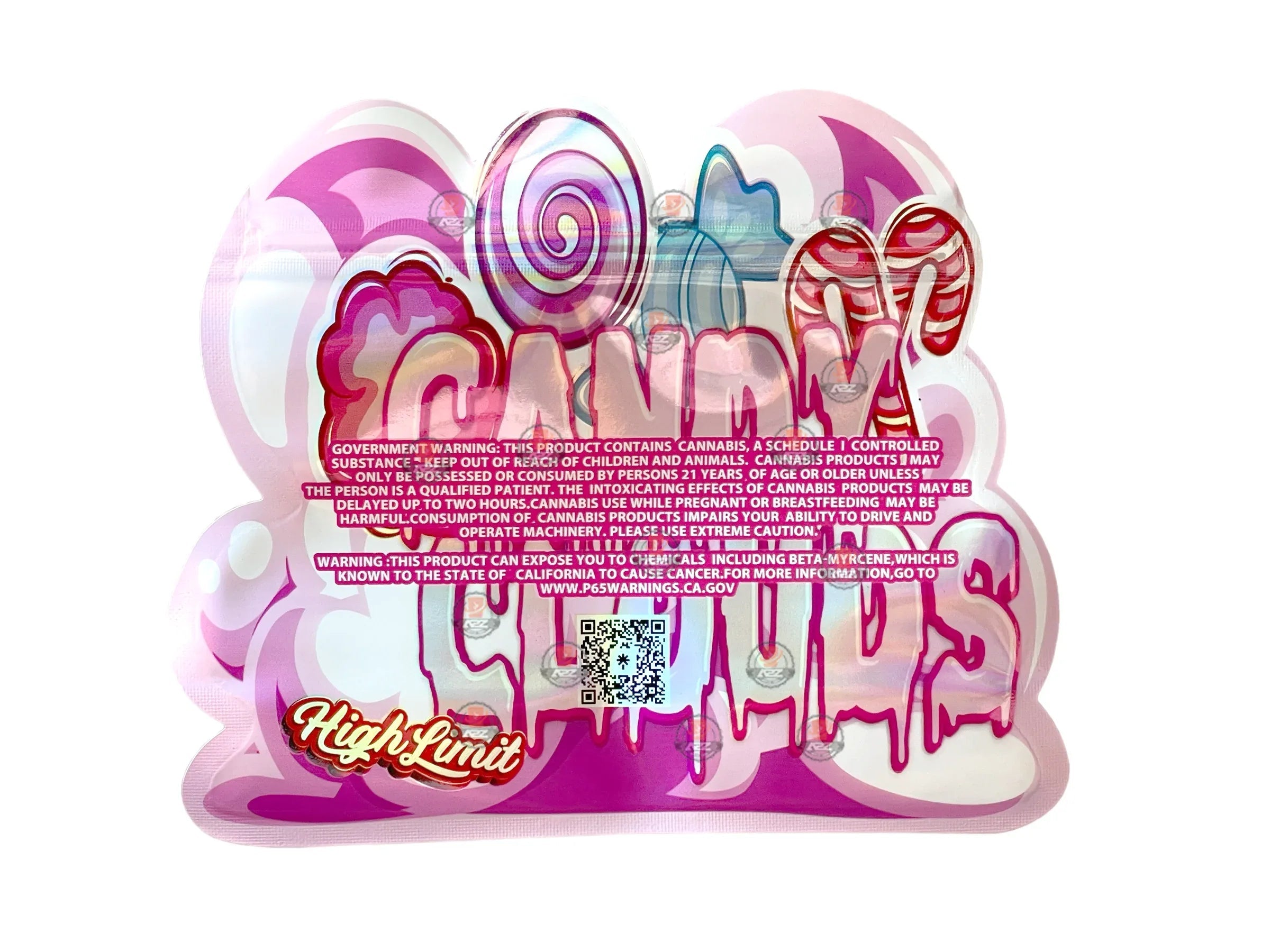High Limit Candy Clouds 3.5 grams Mylar Bag - Black Unicorn Hub