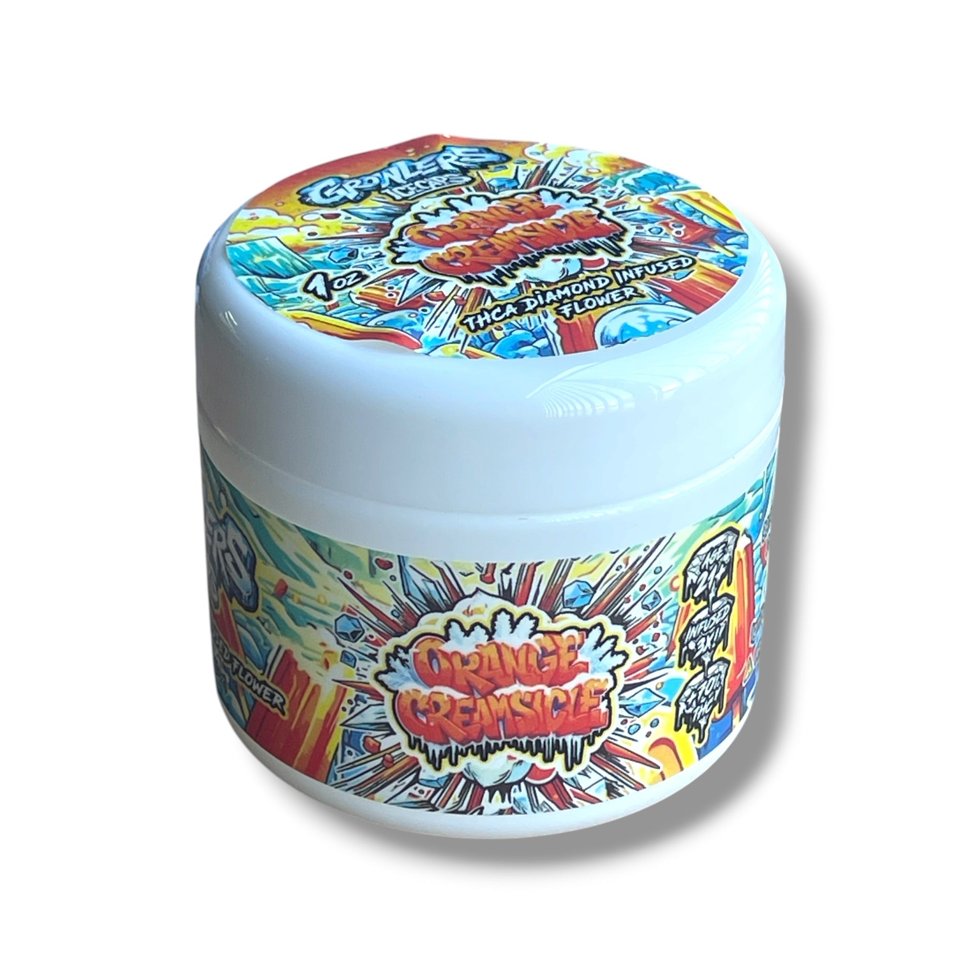 Jungle Boys 16-1oz Jars in a box Mixed Strains Variety Pack- Empty packaging only (Copy)