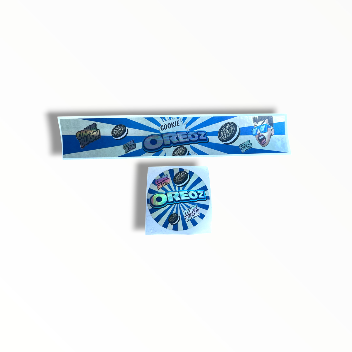 Cookie Oreoz Glass Jar Stickers 3.5g Holographic stickers