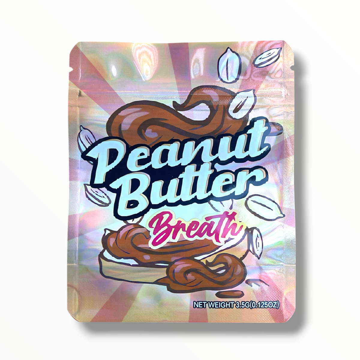 Peanut Butter Mylar Bags 3.5 Grams