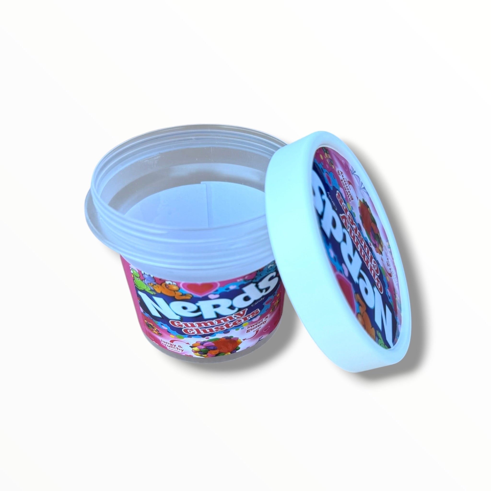 Ice Cream Style 3.5G Plastic Jars with Display Boxes – Packaging Only